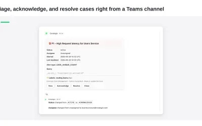 Coralogix for Microsoft 365 — screenshot