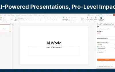 CoreGPT AI for PowerPoint for Microsoft 365 — screenshot
