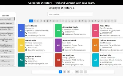 Corporate-Directory for Microsoft 365 — screenshot