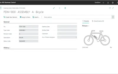 COSMO Product Data Management for Microsoft 365 — screenshot
