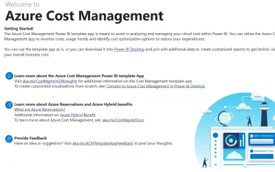 Cost Management App for Microsoft 365 — screenshot