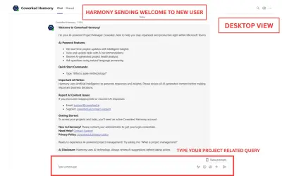 Coworked Harmony for Microsoft 365 — screenshot