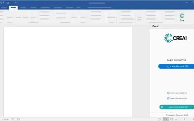 Crea! Beta for Microsoft 365 — screenshot