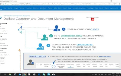 CRM and Document Management for Microsoft 365 — screenshot