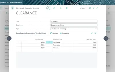 CS Sales Costs & Commissions for Microsoft 365 — screenshot