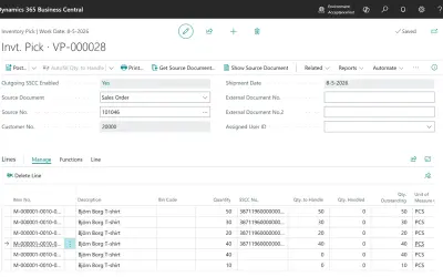 CS SSCC Management for Microsoft 365 — screenshot