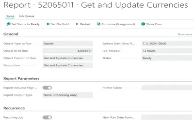 Currency Exchange BH for Microsoft 365 — screenshot