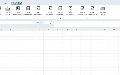 Custom Functions in Excel for Microsoft 365 — screenshot