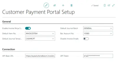 Customer Payment Portal for Microsoft 365 — screenshot