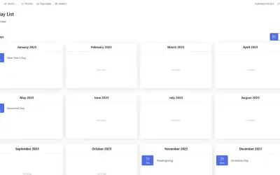 CV Holidays for Microsoft 365 — screenshot