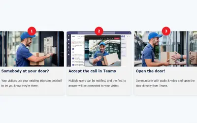 CyberGate for IP Video Intercoms with Teams for Microsoft 365 — screenshot