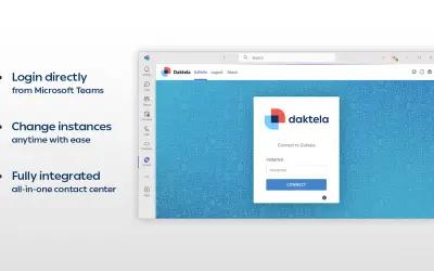 Daktela for Microsoft 365 — screenshot