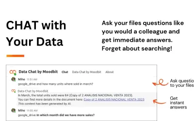 Data Chat by Moodbit for Microsoft 365 — screenshot