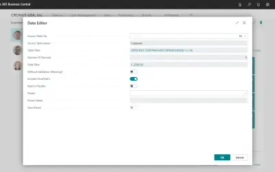 Data Editor Tool for Microsoft 365 — screenshot