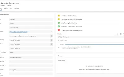 Data Quality App for Professional Services for Microsoft 365 — screenshot