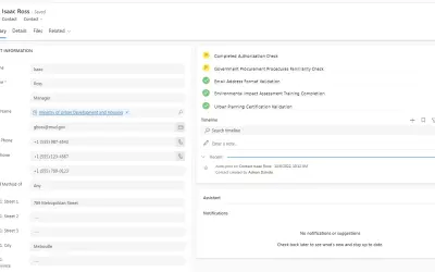 Data Quality App for Public Sector for Microsoft 365 — screenshot
