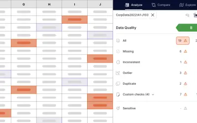 Data Quality Assistant for Microsoft 365 — screenshot