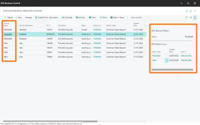 Data Security for Purchase Request for Microsoft 365 — screenshot