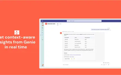 Databricks Genie for Microsoft 365 — screenshot