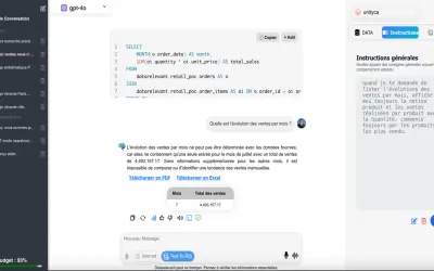 Datarelevant Automated Queries with Text-to-SQL for Microsoft 365 — screenshot