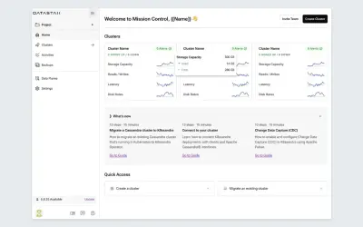 DataStax HCD (Hyper Converged Database) for Microsoft 365 — screenshot