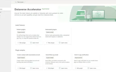 Dataverse Accelerator for Microsoft 365 — screenshot