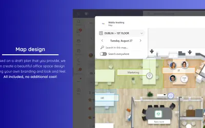 Desk booking by Waldo for Microsoft 365 — screenshot