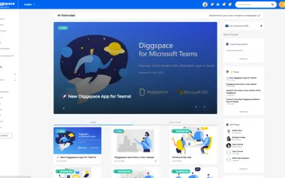 Diggspace. for Microsoft 365 — screenshot