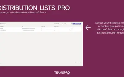 Distribution Lists Pro for Microsoft 365 — screenshot
