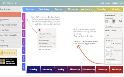 Dividers for Microsoft 365 — screenshot