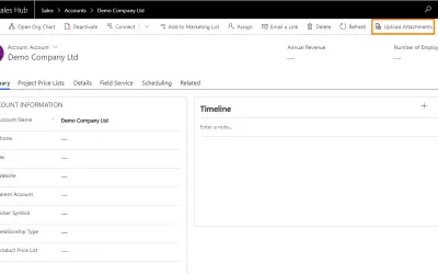 Document Attacher for Microsoft 365 — screenshot