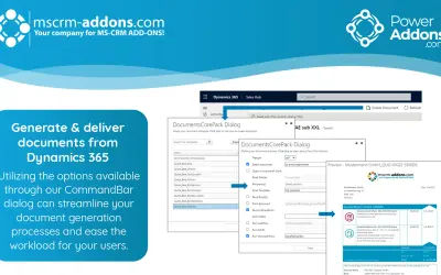 DocumentsCorePack, professional document generation and automation for Microsoft 365 — screenshot