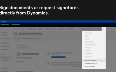 Docusign for Dynamics for Microsoft 365 — screenshot