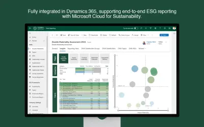 Double Materiality Assessment for Microsoft 365 — screenshot