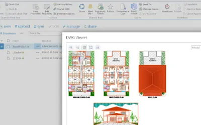 DWG Viewer for Microsoft 365 — screenshot