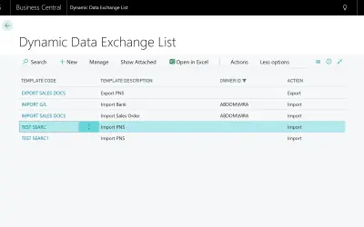 Dynamic Data Exchange for Microsoft 365 — screenshot
