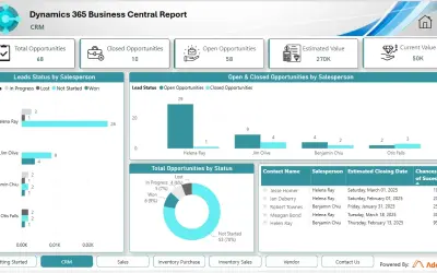 Dynamics 365 Business Central Report for Microsoft 365 — screenshot