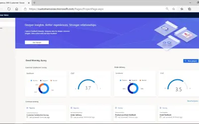 Dynamics 365 Customer Voice for Microsoft 365 — screenshot