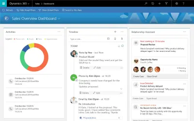 Dynamics 365 Sales, Professional for Microsoft 365 — screenshot
