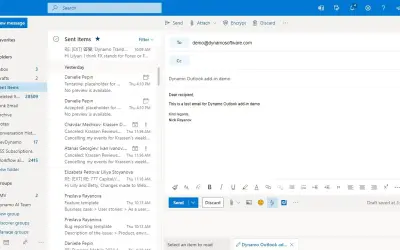 Dynamo for Microsoft 365 — screenshot