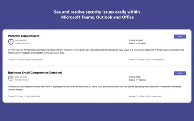 e2e-assure for Microsoft 365 — screenshot