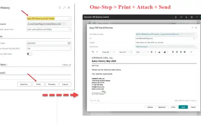Easy PDF Email, Print, Batch for Microsoft 365 — screenshot