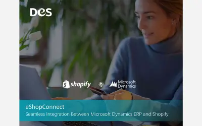 eConnect for Shopify for Microsoft 365 — screenshot