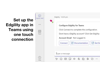 Edgility SMS for Microsoft 365 — screenshot