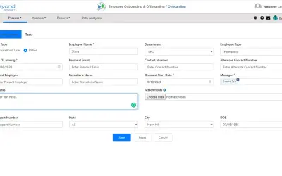 Employee Onboarding Tool for Microsoft 365 — screenshot