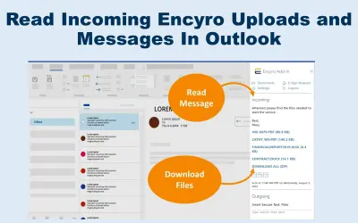 Encyro Addin for Microsoft 365 Email for Microsoft 365 — screenshot