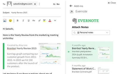 Evernote for Microsoft 365 — screenshot