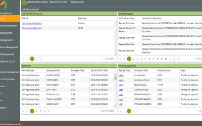 Evincible Human Capital Management System (eHCM) for Microsoft 365 — screenshot