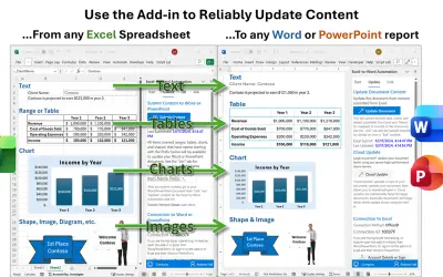 Excel-to-Word Document Automation for Microsoft 365 — screenshot