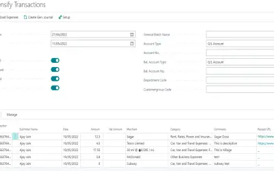 Expensify Connector for Microsoft 365 — screenshot